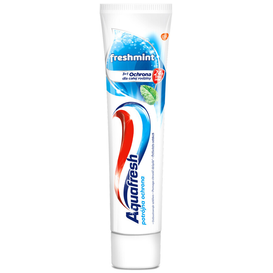 Aquafresh Triple Protection Fresh&Minty, Zahnpasta für die ganze Familie, 75 ml