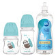 Canpol Babies EasyStart Set, Anti-Kolik-Flasche, ab Geburt, 120 ml + Anti-Kolik-Flasche, 3-6 Monate, 240 ml + Flaschen- und Saugerreinigungsfl&#252;ssigkeit, 500 ml f&#252;r 1 Penny