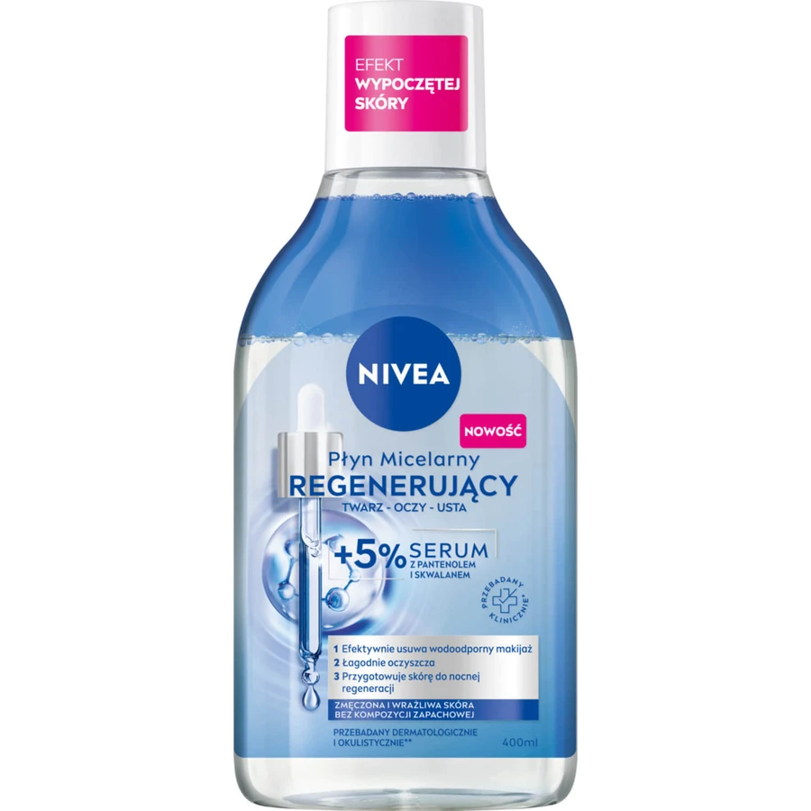Nivea lozione micellare rigenerante con 5% di siero, 400 ml
