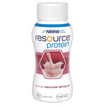 Resource Protein, formulă nutritivă, aromă de fructe de pădure, 4 x 200 ml + Geantă de cumpărături gratuită