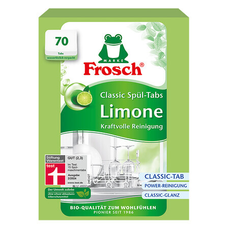 Frosch, Geschirrspültabletten, Classic, lindgrün, 70 Stück