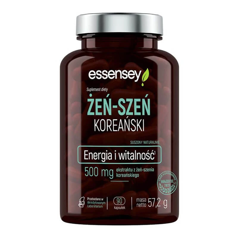 Essensey Koreanischer Ginseng, 90 Kapseln