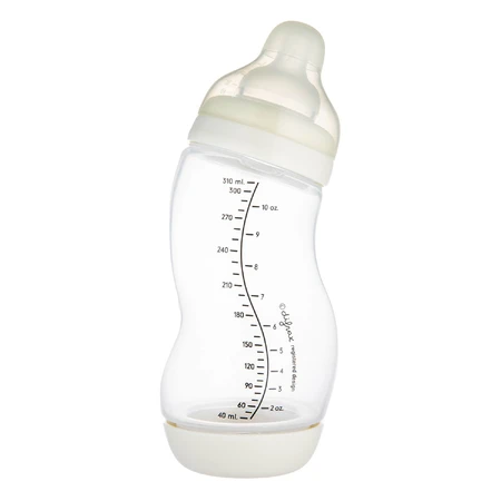 Canpol Bebés, biberón anticólicos en forma de S, boca ancha, PP, 24/200, 310 ml