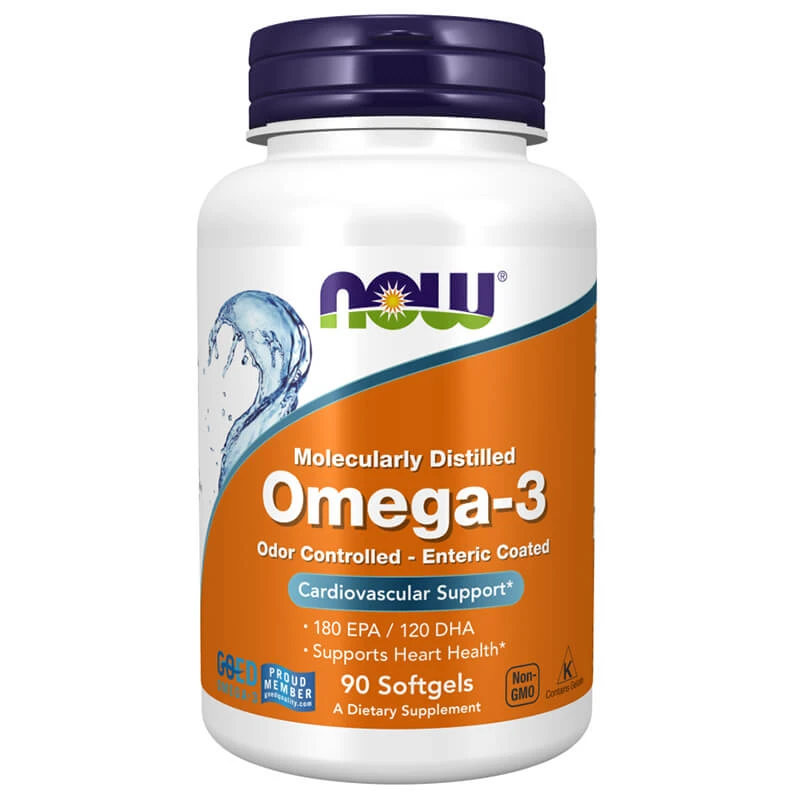 Now Foods Omega-3 1000 mg, 90 Kapseln