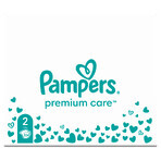 Pampers Premium Care, scutece, mărimea 2, 4-8 kg, 224 buc