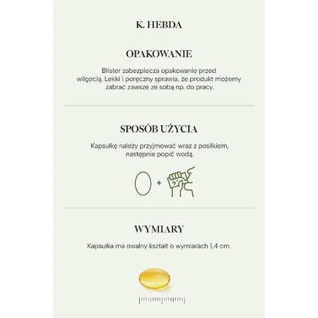 Hebda Aromacaps cu oregano și ulei de lămâie, 30 capsule
