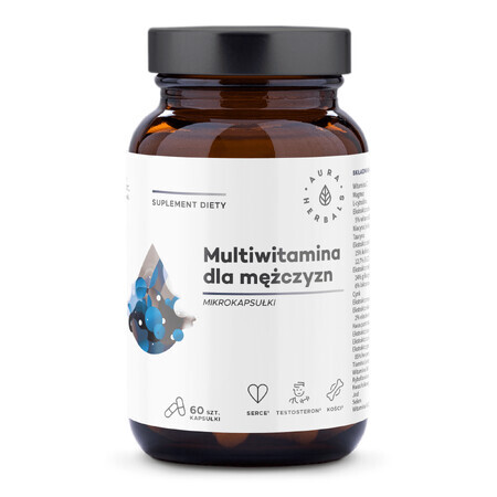 Aura Herbals Multivitamine für Männer, Mikrokapseln, 60 Kapseln