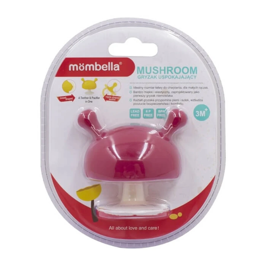 Mombella, paciette, setas, rojas, a partir de 3 meses, 1 ud.