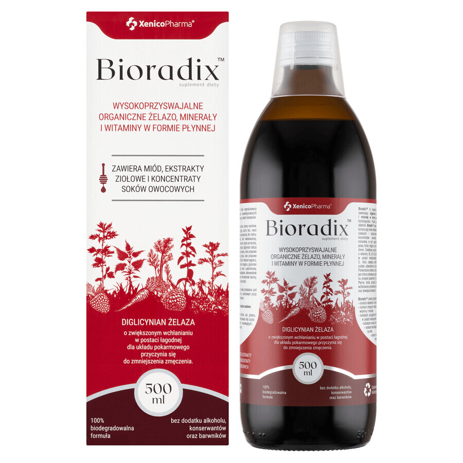 Bioradix, flüssiges Eisen, 500 ml