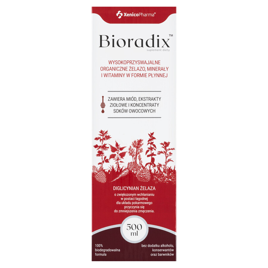 Bioradix, flüssiges Eisen, 500 ml