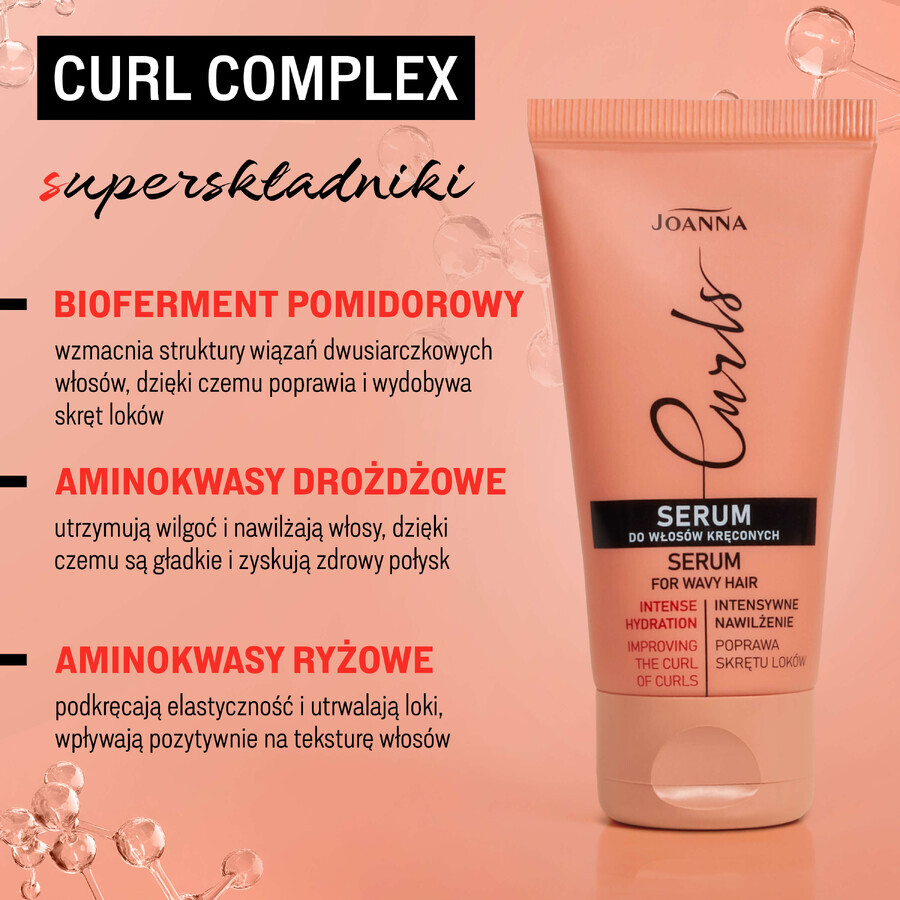 Joanna Curls, curly hair serum, 50 g