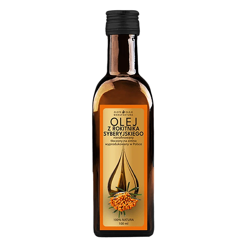 Goldfarmex Golden Oils Sibirisches Sanddornöl, kaltgepresst, unraffiniert, 100 ml