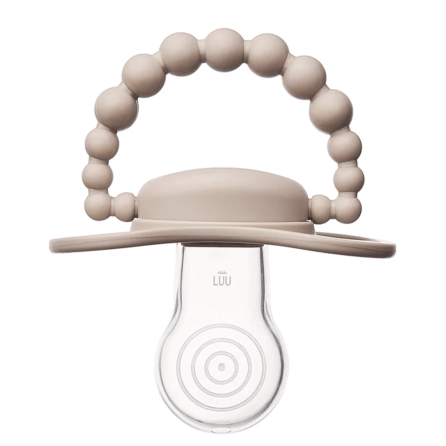 Luu Kids, chupete, posicionamiento, silicona, Sand Storm, 3-6 meses, 1 pieza