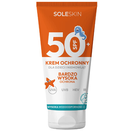 Soleskin Kids, protective cream for babies and children, SPF 50+, from 6 months, 100 ml