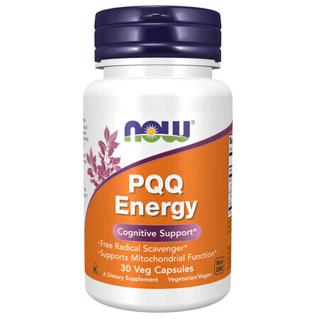 Now Foods PQQ Energie, 30 Kapseln