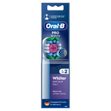 Oral-B Pro 3D White, Ersatzaufsätze für Clean Maximiser elektrische Zahnbürste, 2 Stück