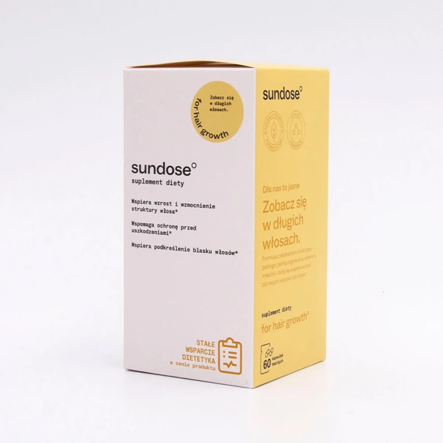 Sundose voor haargroei, 60 capsules