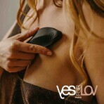 YESforLOV Lov Touch, vibratore per massaggio clitorideo, nero