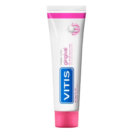 Kit Vitis Gingival, apă de gură, 500 ml + pastă de dinți, 100 ml + periuță de dinți, 1 buc