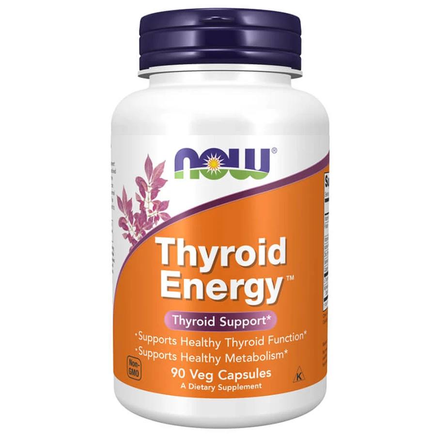 Now Foods Thyroid Energy, 90 kapsułek wegetariańskich: ceny i cechy