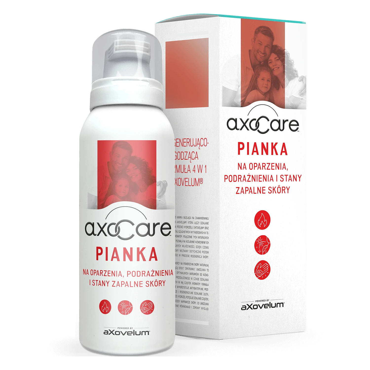 AxoCare Schaum bei Verbrennungen, Hautreizungen und Entzündungen, 85 ml