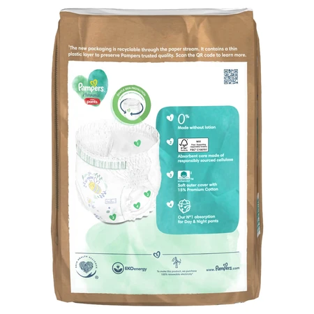 Pampers Harmonie Pants, pañales, talla 6, 15 kg+, 19 pzs