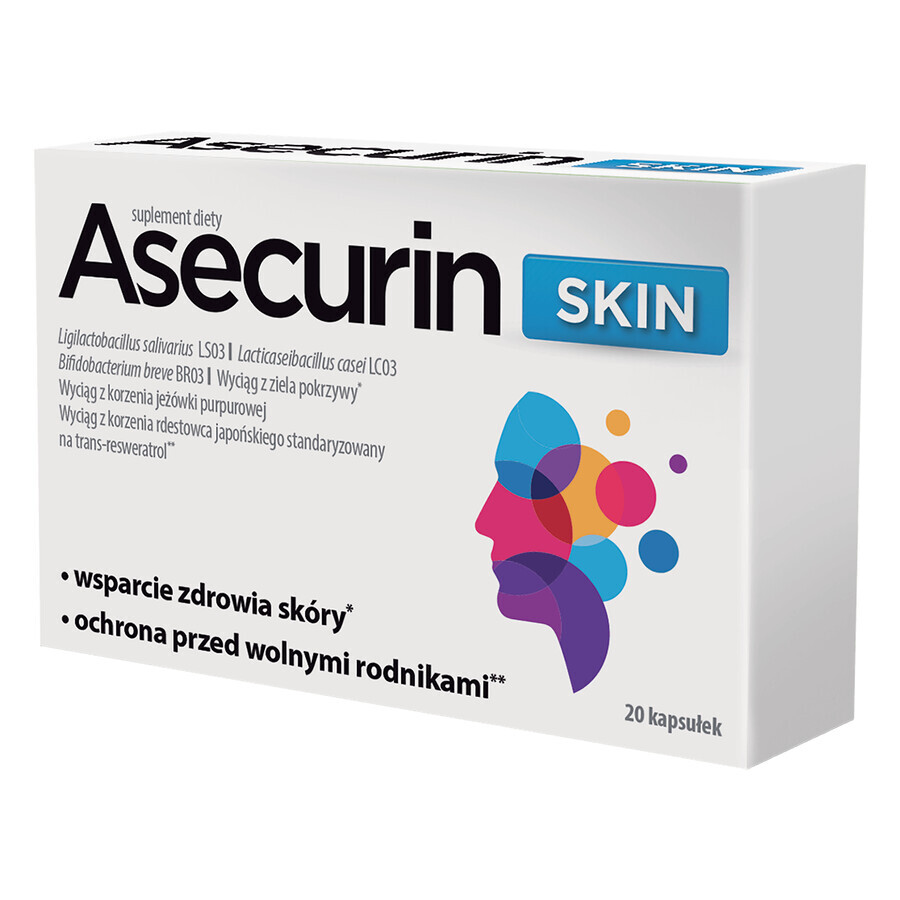 Asecurin Skin, 20 Kapseln