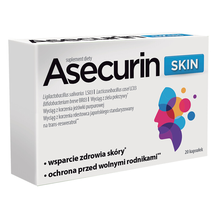 Asecurin Skin, 20 Kapseln