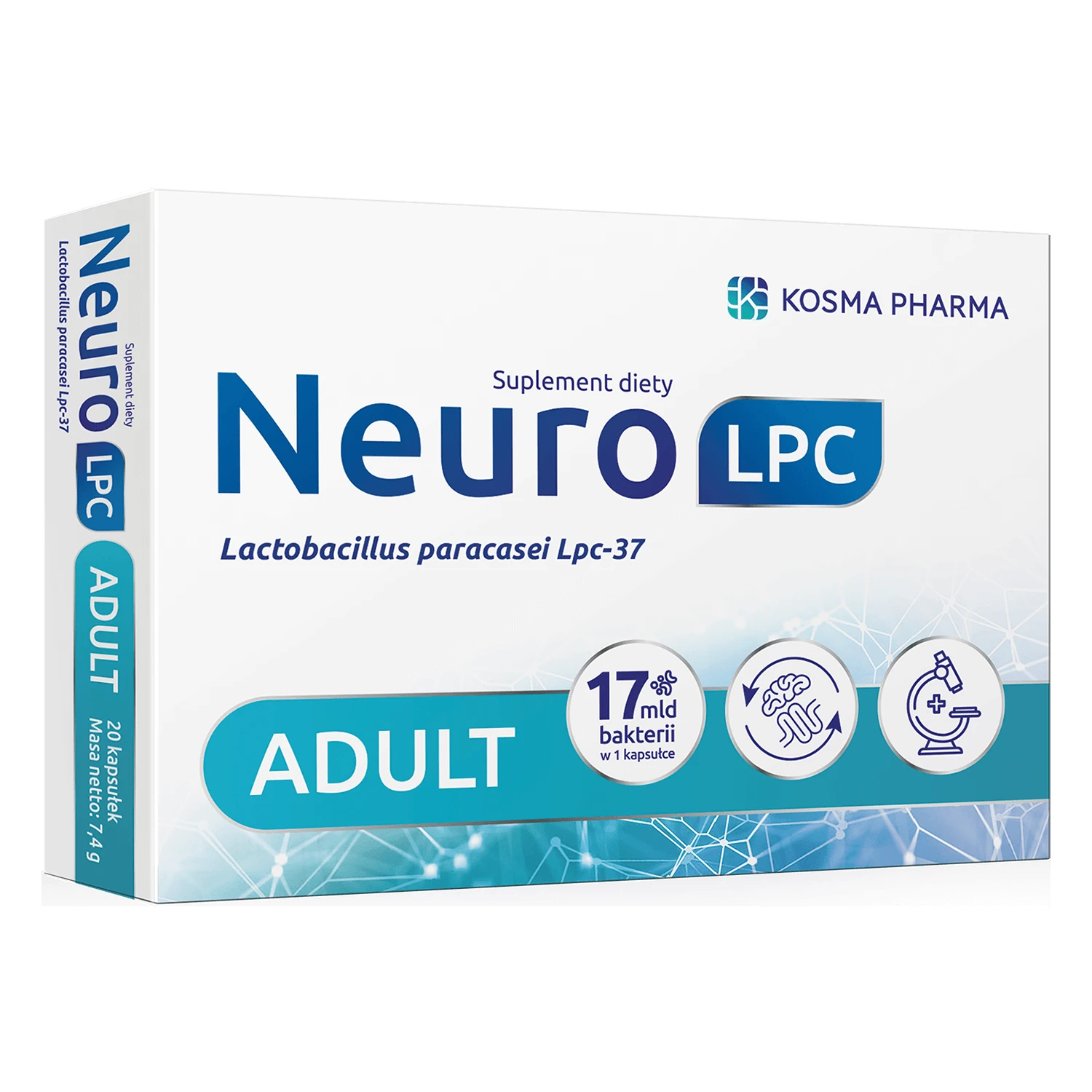 Kosma Pharma NeuroLPC Erwachsene, 20 Kapseln