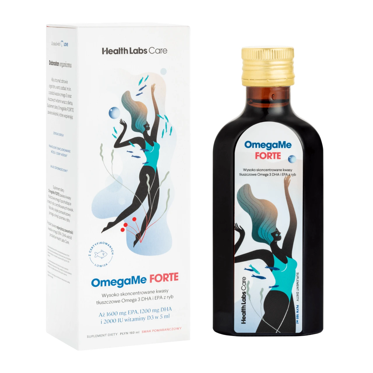 Health Labs OmegaMe Forte, flüssig, 160 ml