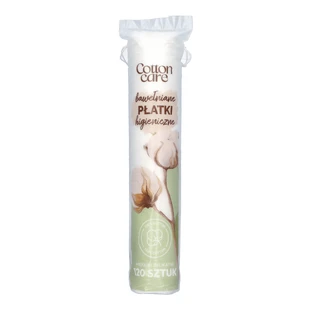 CottonCare, Wattepads, rund, 120 Stück