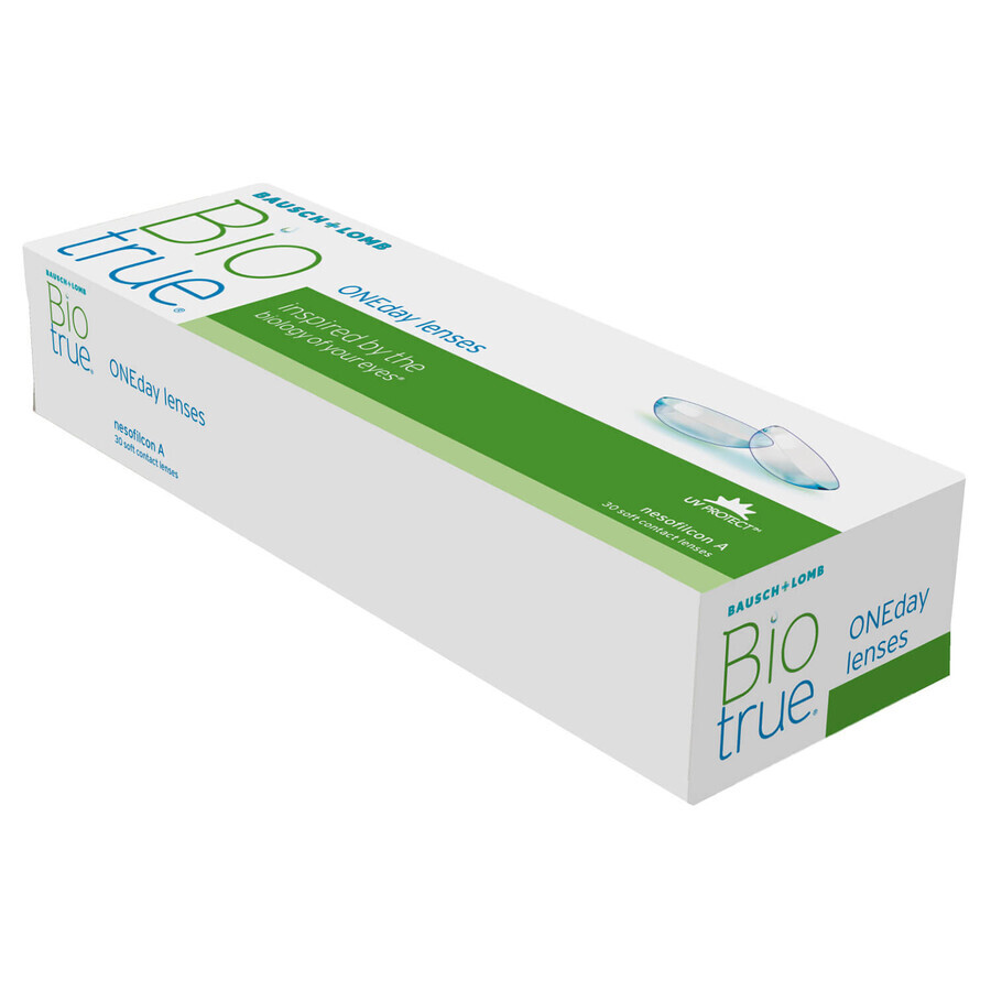 Biotrue ONEday, Kontaktlinsen, 1 Tag, sphärisch, - 3.25, 30 Stück