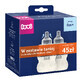 Lovi Medical+ Set, Anti-Kolik-Flasche mit dynamischem Sauger, mini, ab Geburt, 2 x 150 ml DECORATED PACK