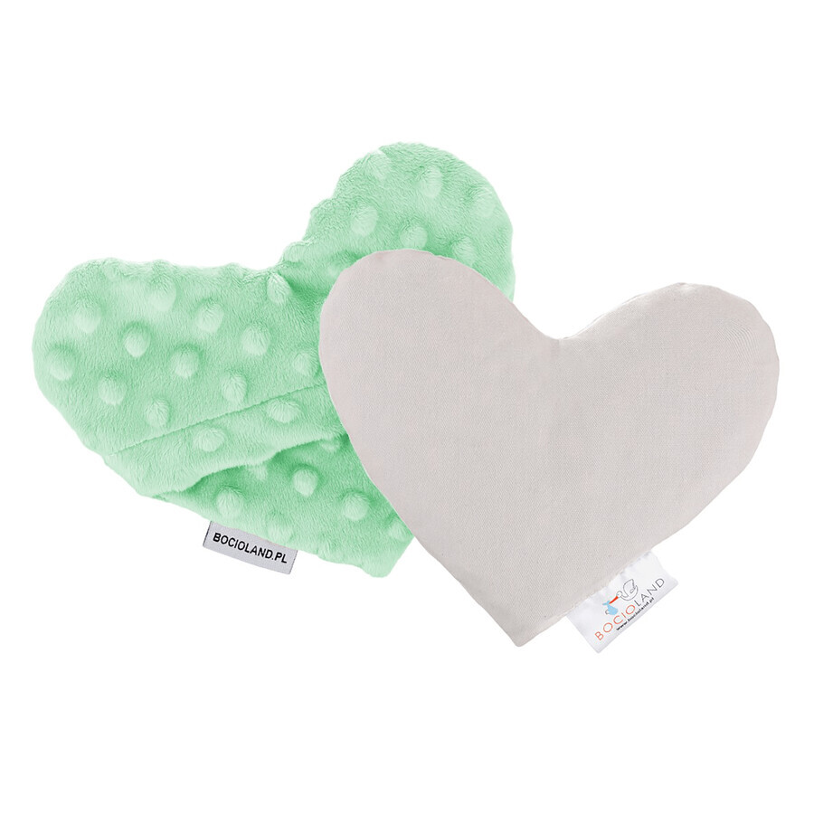 Bocioland, thermofor heart, mint, mint, 1 pc