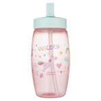 Canpol Babies, foldable mouth bottle, unicorns, pink, 56/618, from 4 years, 400 ml