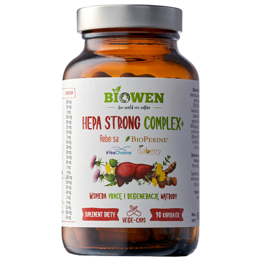 Biowen Hepa Strong Complex+, 90 Kapseln