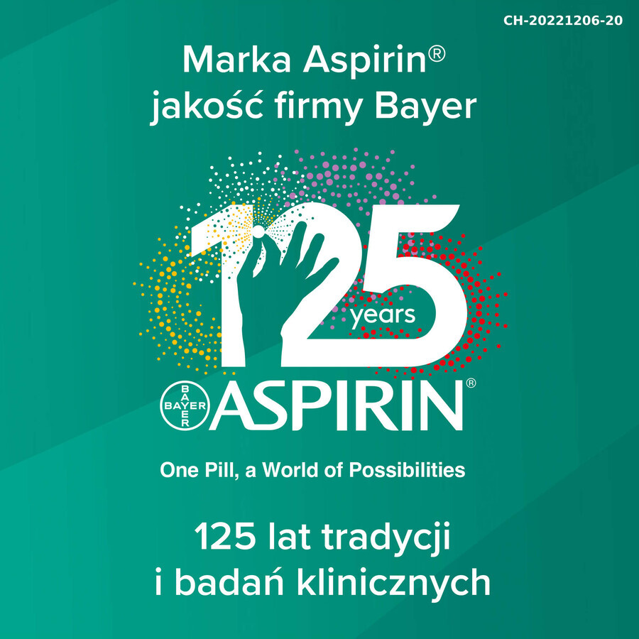 Aspirina 500 mg, 100 comprimidos