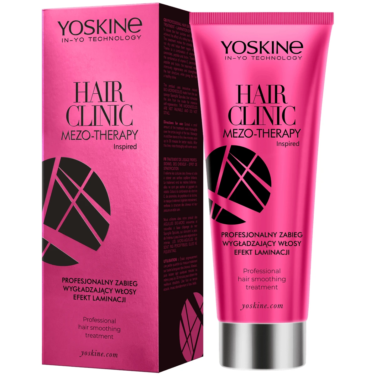Yoskine Hair Clinic Meso-Therapy, professionelle Haarglättungsbehandlung, glättende Wirkung, 200 ml