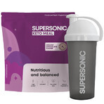 Supersonic Keto Meal, cremiger Schokoladengeschmack, 800 g + Shaker, 700 ml gratis