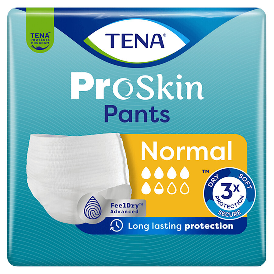 Tena Pants ProSkin, slip assorbenti, taglia L, 100-135 cm, normale, 10 pezzi