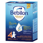 Lote Bebilon Advance Pronutra 4 Junior, leche maternizada, a partir de 2 años, 2 x 1000 g + toallitas Mustela, 60 gratis