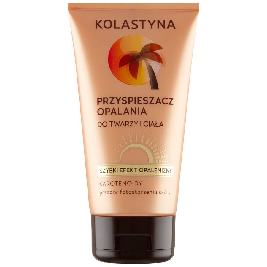 Kolastyna Set, Bräunungsbeschleuniger 150 ml + Maske nach dem Sonnenbad 20 ml für 1 Pfennig