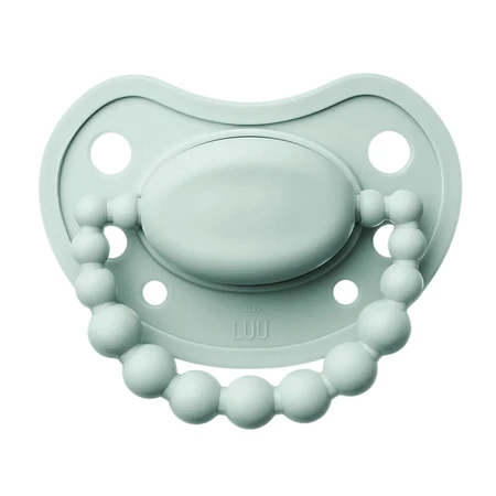 Luu Kids, tétine, positionnement, silicone, Frozen Sage, 3-6 mois, 1 pièce