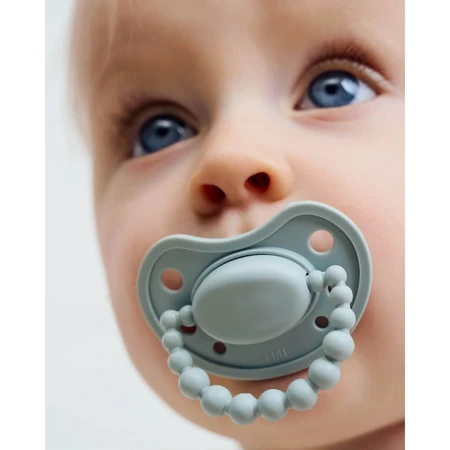 Luu Kids, tétine, positionnement, silicone, Frozen Sage, 3-6 mois, 1 pièce