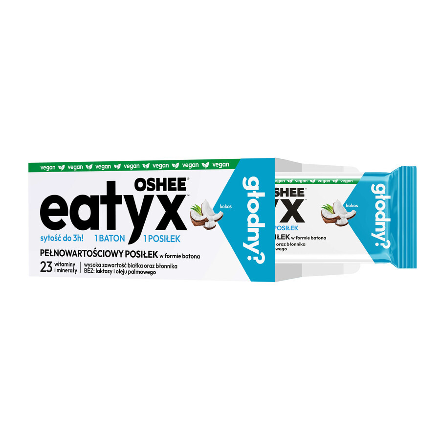 OSHEE Eatyx, Mahlzeit-Stick, vegan, Kokosnuss, 60 g