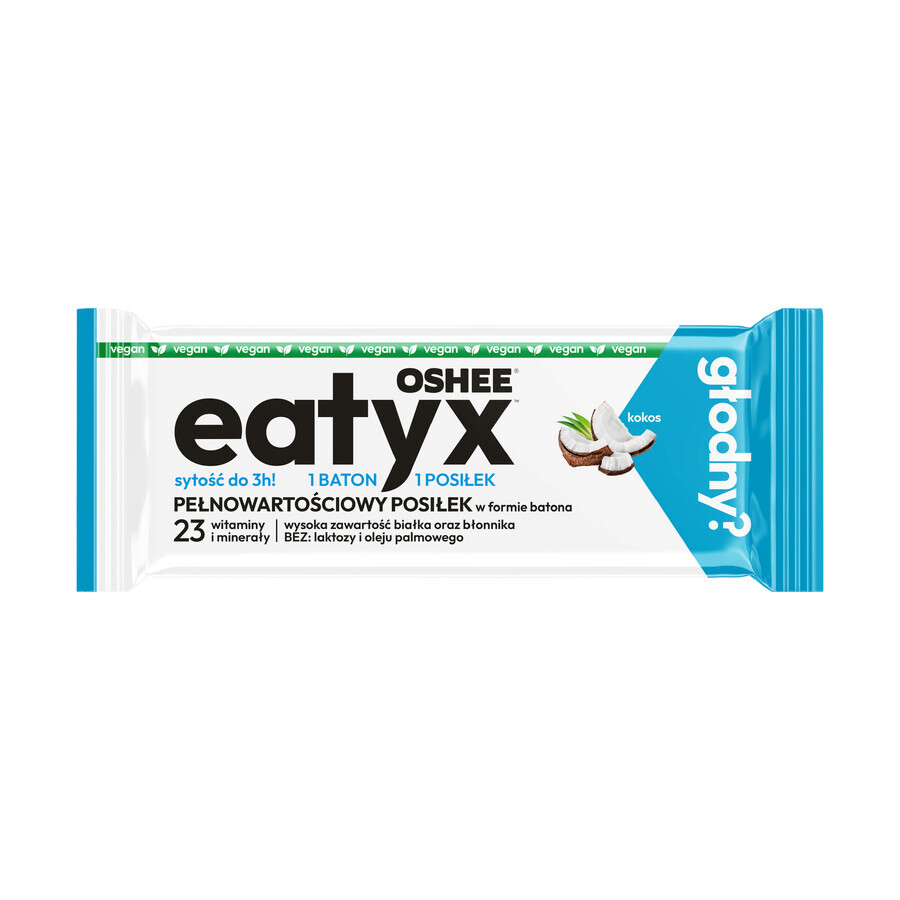 OSHEE Eatyx, Mahlzeit-Stick, vegan, Kokosnuss, 60 g