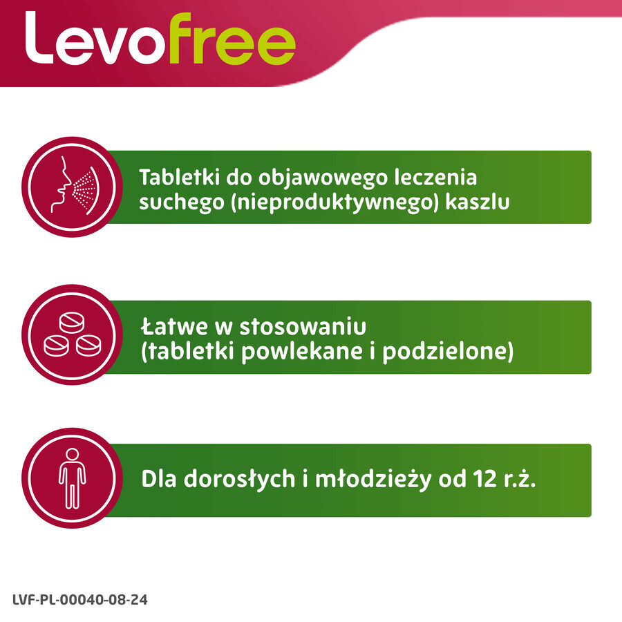 Levofree 60 mg, 20 Filmtabletten