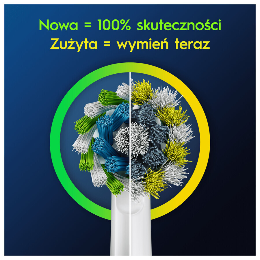 Oral-B Pro Cross Action, Ersatzaufsätze für Clean Maximiser elektrische Zahnbürste, 4 Stück