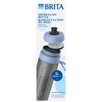 Brita Active, bouteille avec filtre de 0,6 litre, bleu + filtre MicroDisc, 2 pièces