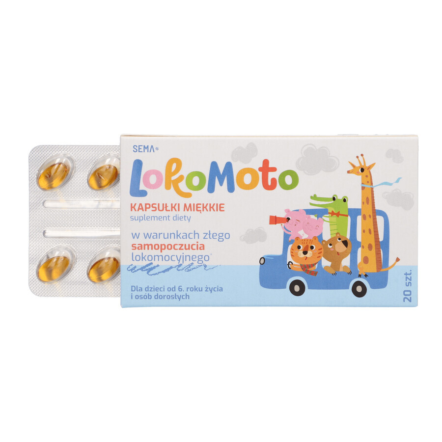 SEMA Lab, LokoMoto, 20 capsules me